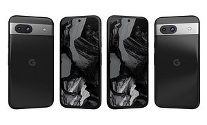 Google Pixel 8a Obsidian 3D model