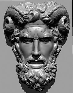 roman mask rilief sculpture classic