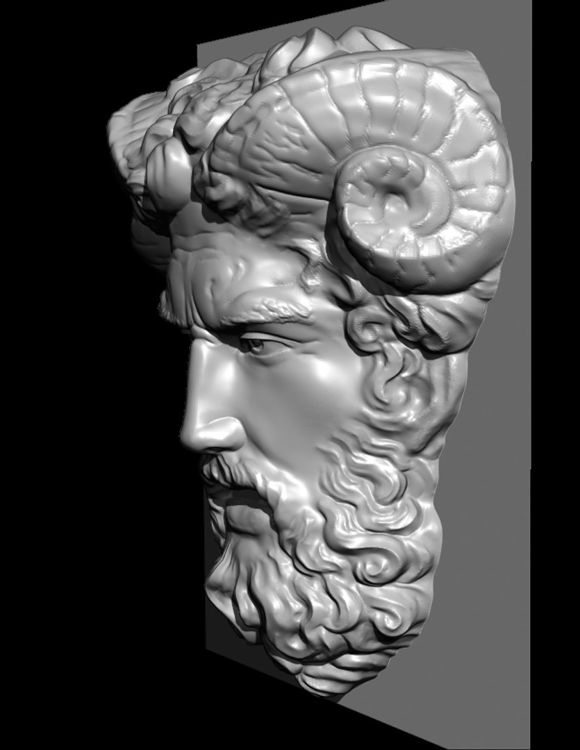 Pan Classical Roman Mask 3D Model - TurboSquid 1457441