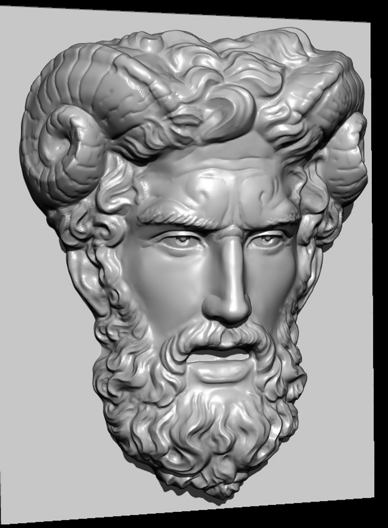 Pan Classical Roman Mask 3D Model - TurboSquid 1457441