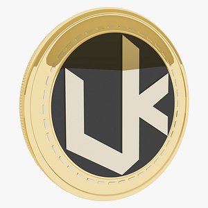 3D model Liker World Cryptocurrency Gold Coin