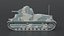 Low Poly Cartoon Somua S35 Tank