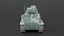 Low Poly Cartoon Somua S35 Tank