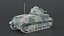 Low Poly Cartoon Somua S35 Tank