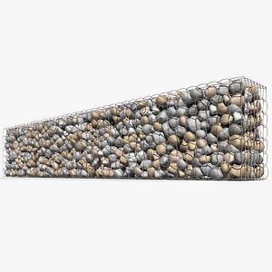 3D gabion baskets wall