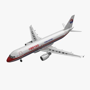 airbus a320 china eastern 3d 3ds