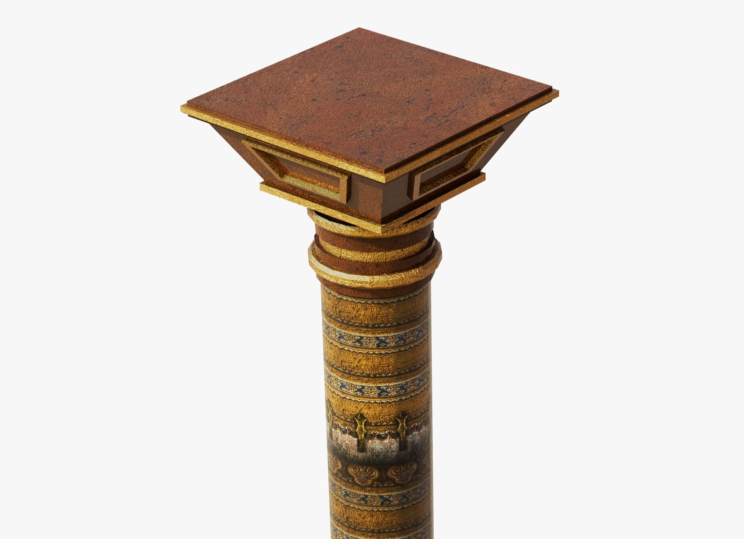 3D Exotic Column Pillar - TurboSquid 2046490