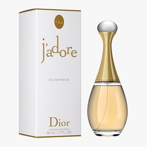3D model Dior Jadore Perfume With Box
