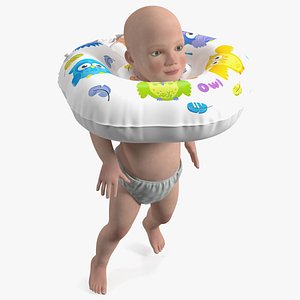 Baby Swimming with Neck Swim Ring model