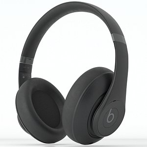 Beats Studio Pro Wireless Headphones Black 3D
