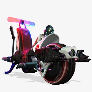 3D CopBikeDexArt3d model