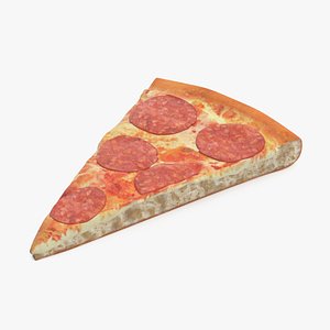 Pepperoni Pizza Slice model