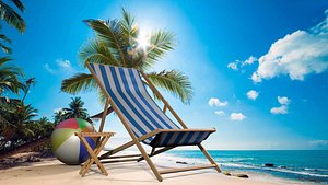 Sling Folding Beach Chair