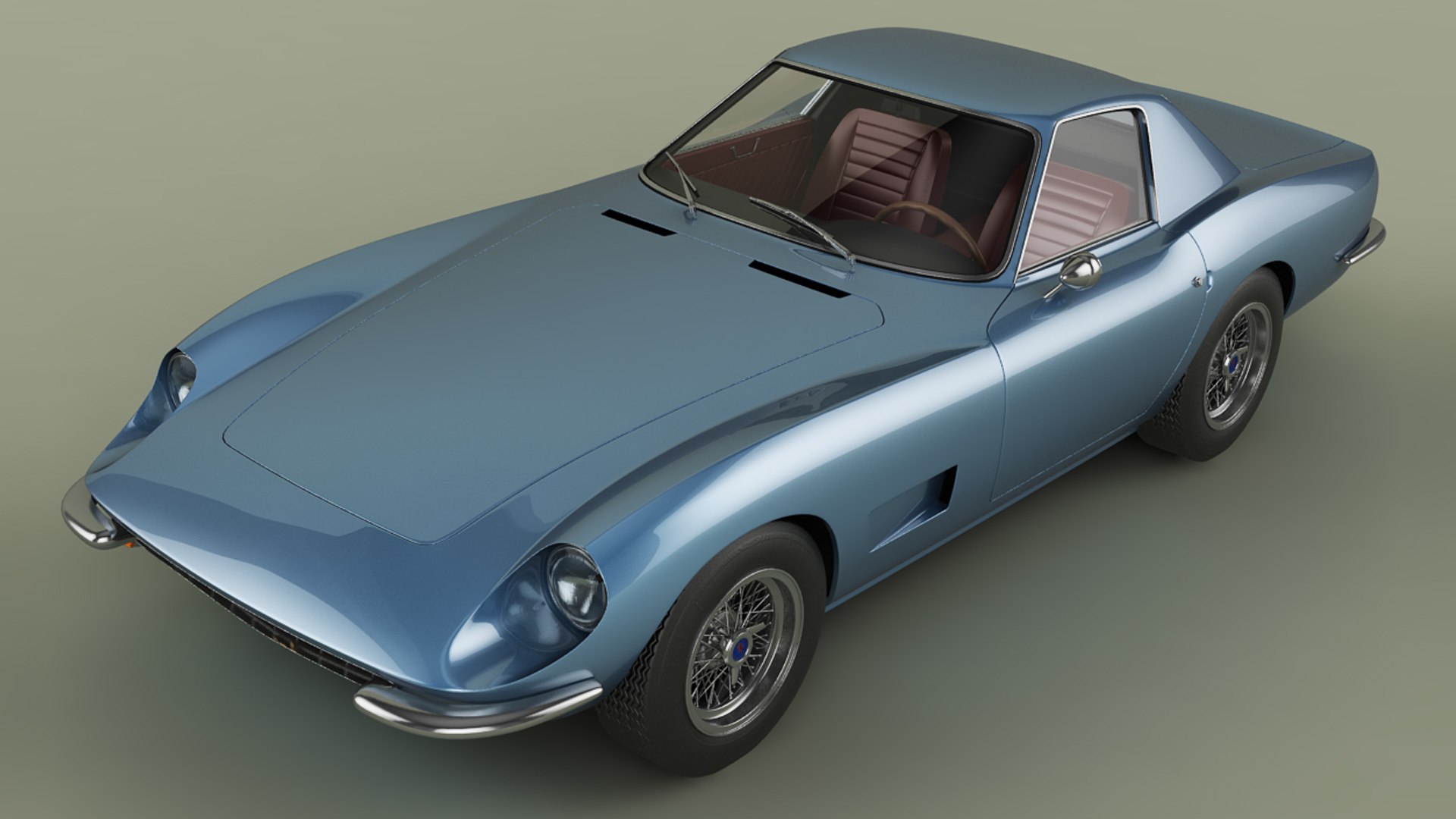 3D Intermeccanica Italia Coupe Model - TurboSquid 2173918