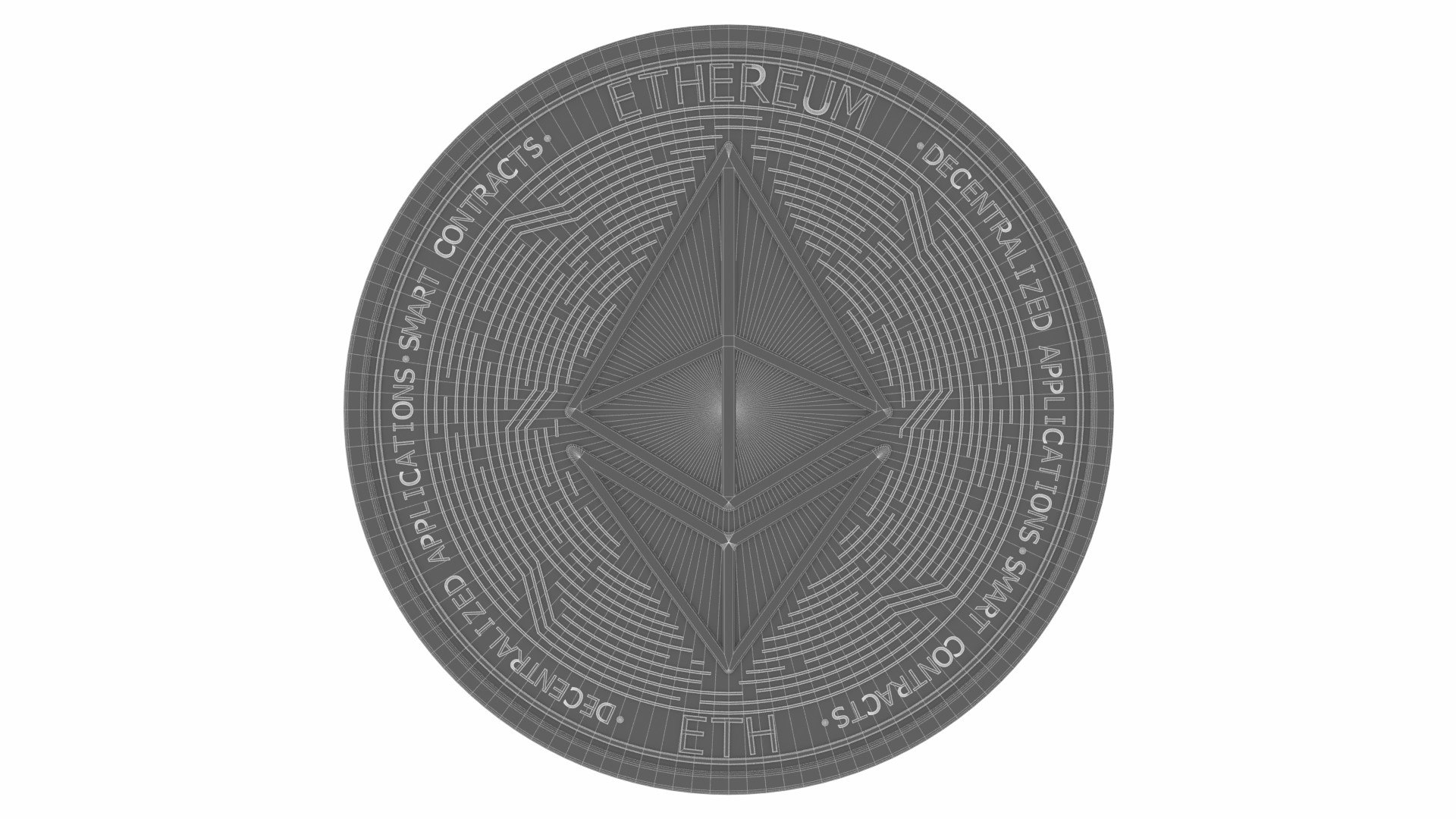 Ethereum Cryptocurrency Sign Model - TurboSquid 1739315