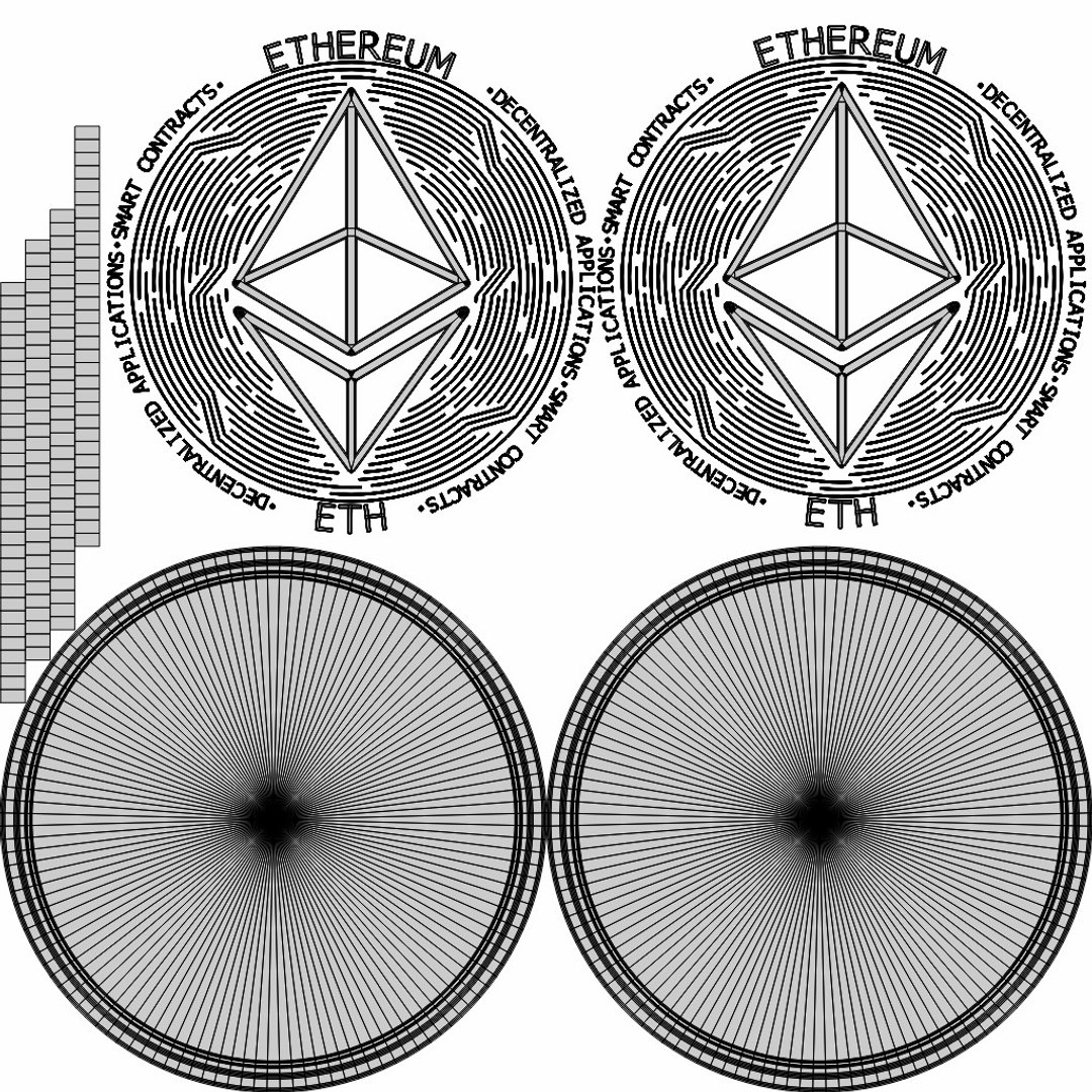 Ethereum Cryptocurrency Sign Model - TurboSquid 1739315