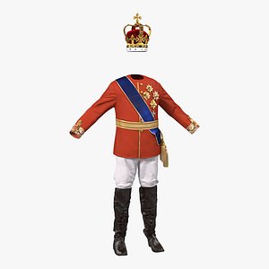 Royal King Costume 3 3D Model