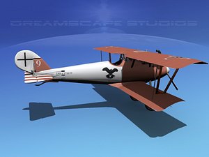 pfalz d iii diii 3d max