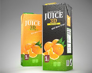 3D juice box