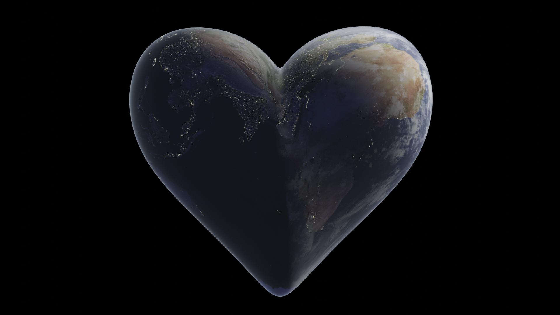 3d Heart Earth Model - Turbosquid 1972334