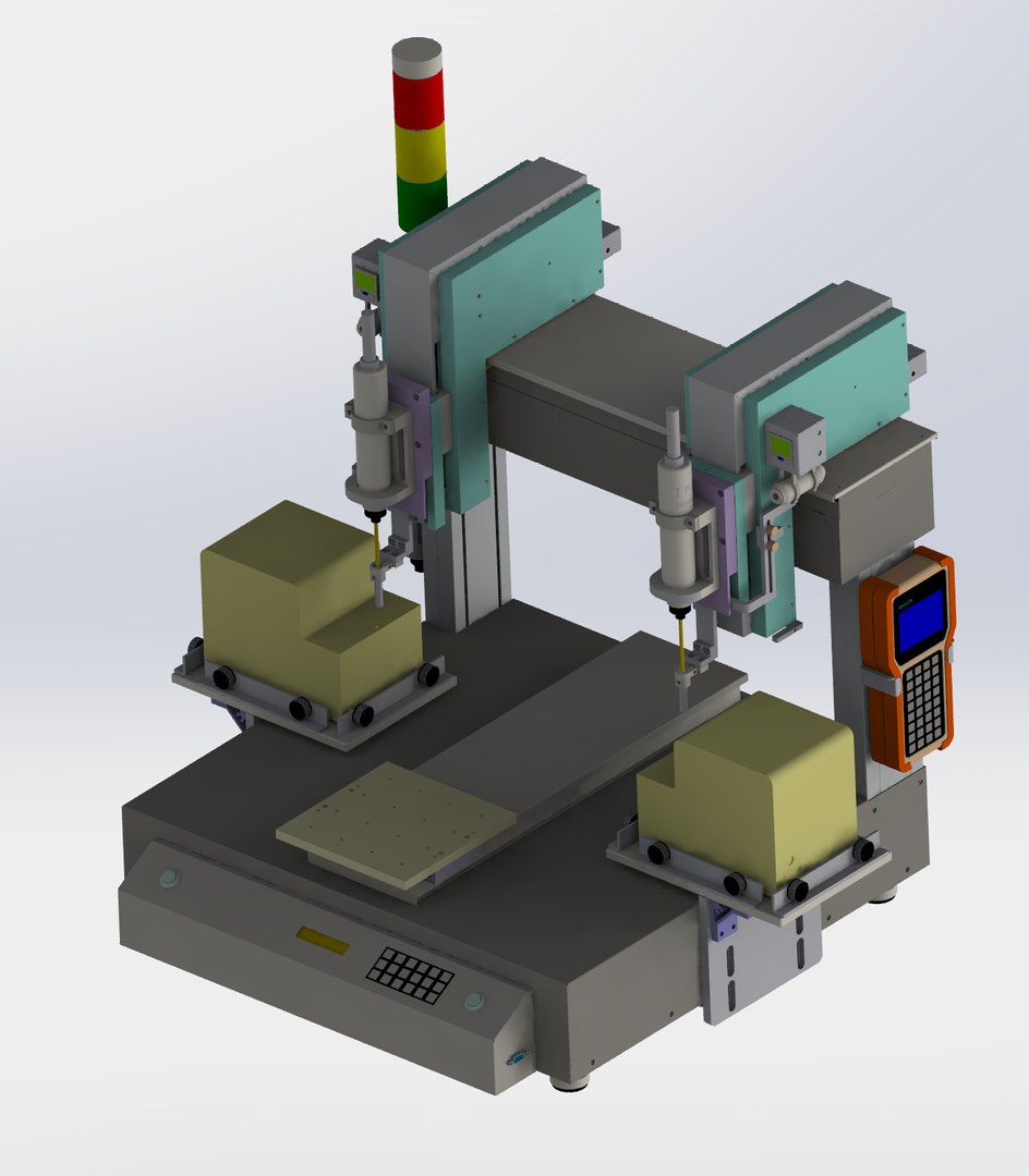 Table type screw machine model - TurboSquid 1305461