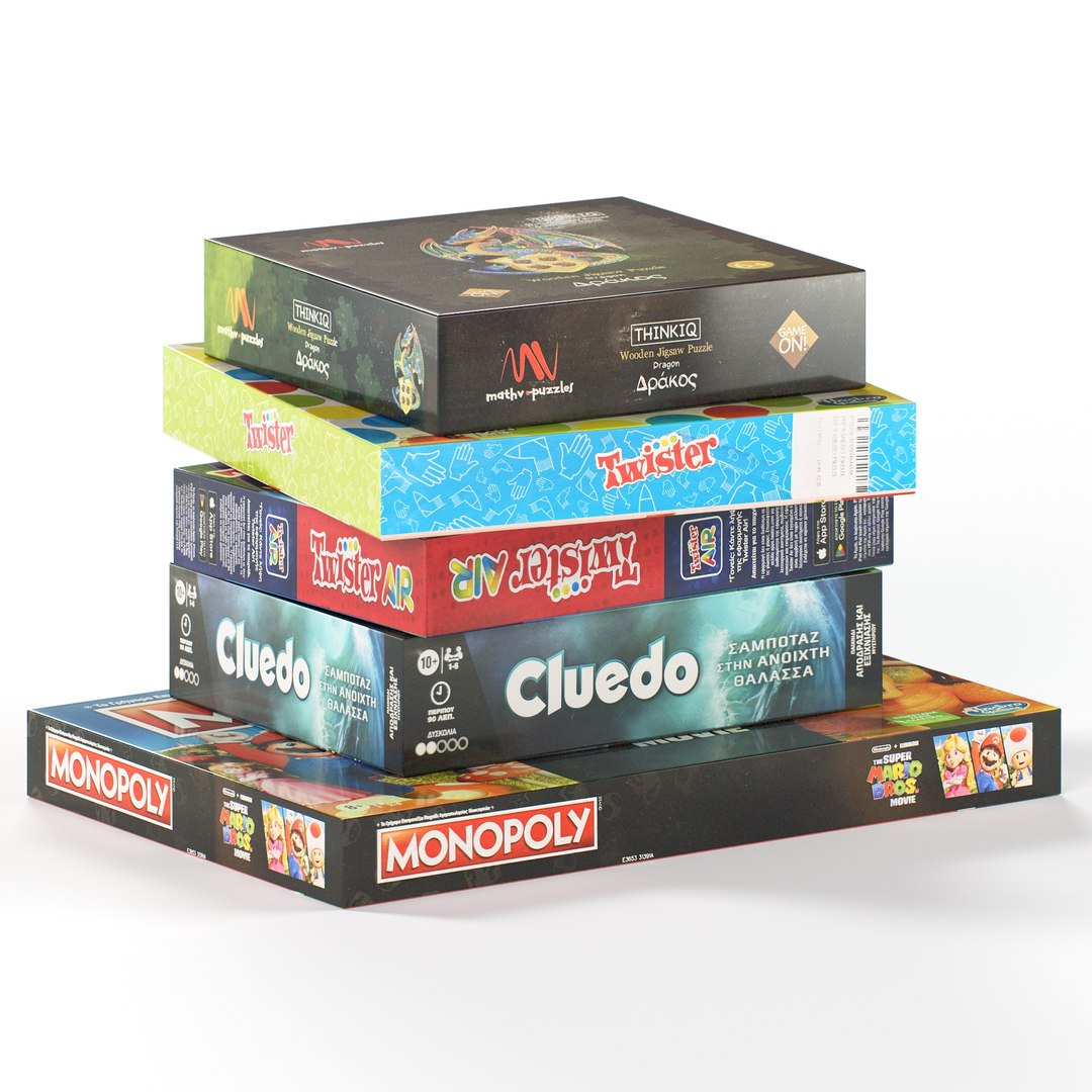 Board Games Pack 11 3D TurboSquid 2146815