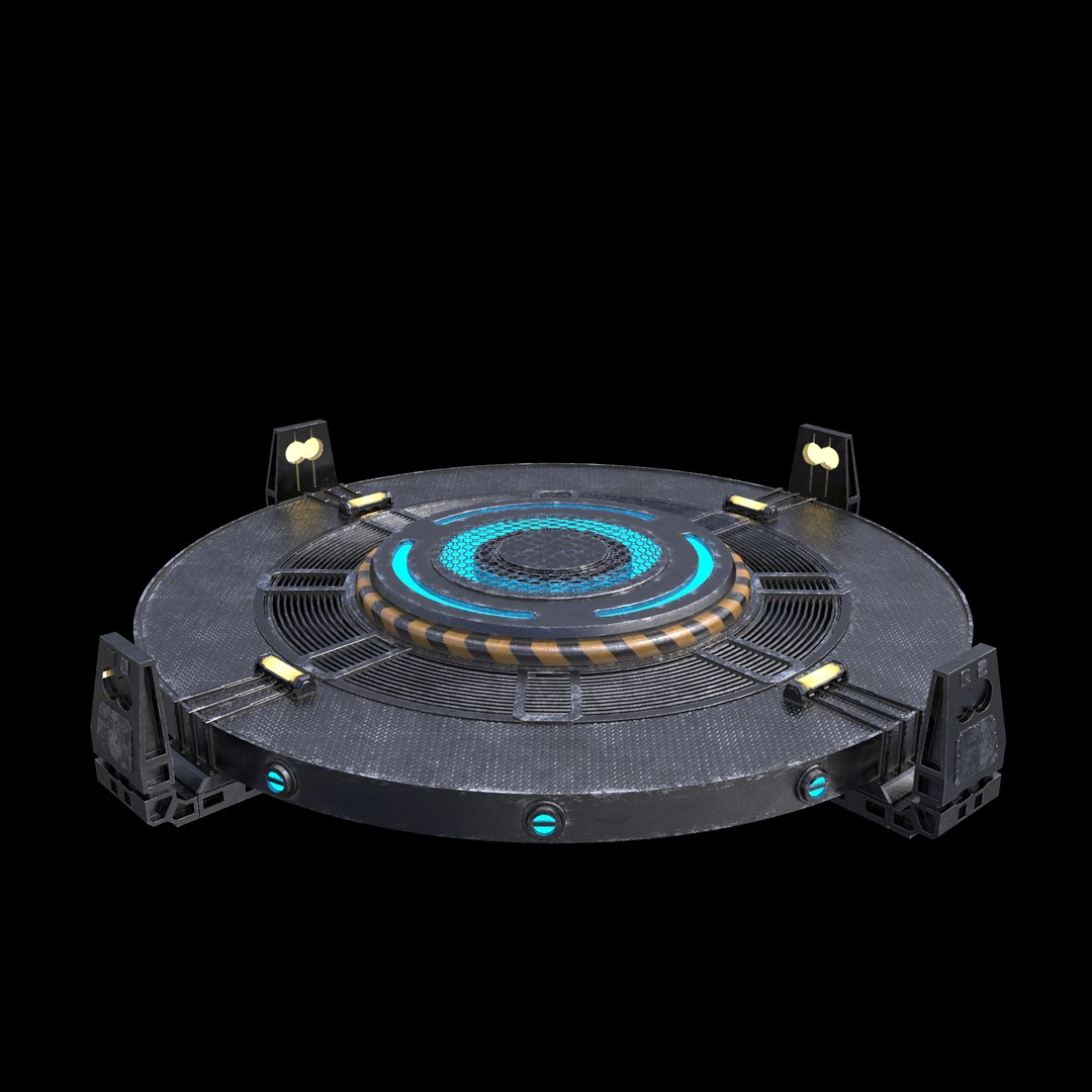 Sci Fi Turntable 3d Obj