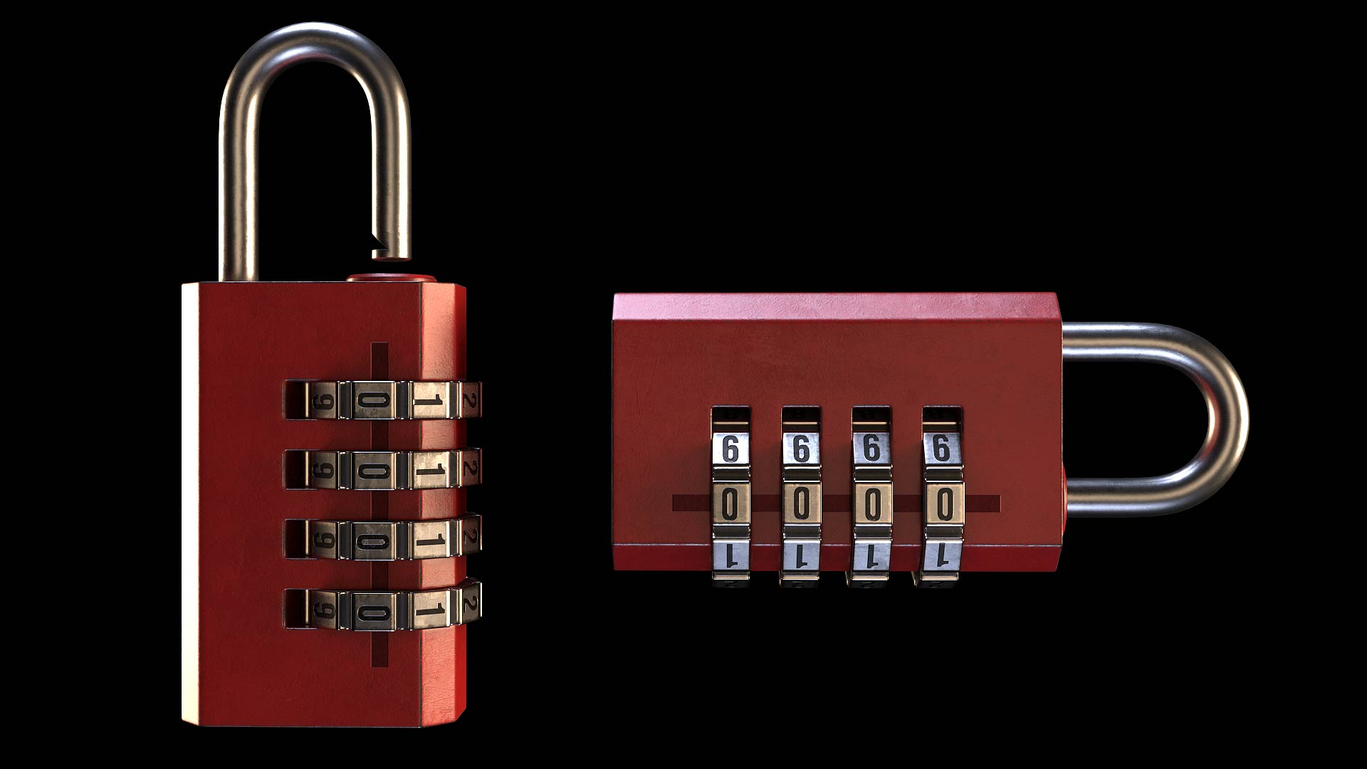 Padlock lock pad 3D - TurboSquid 1700803