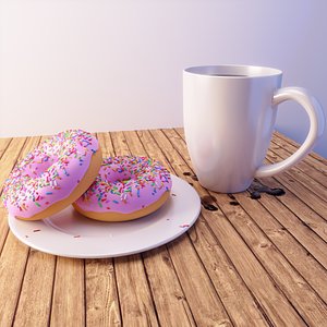 scene donut 3D