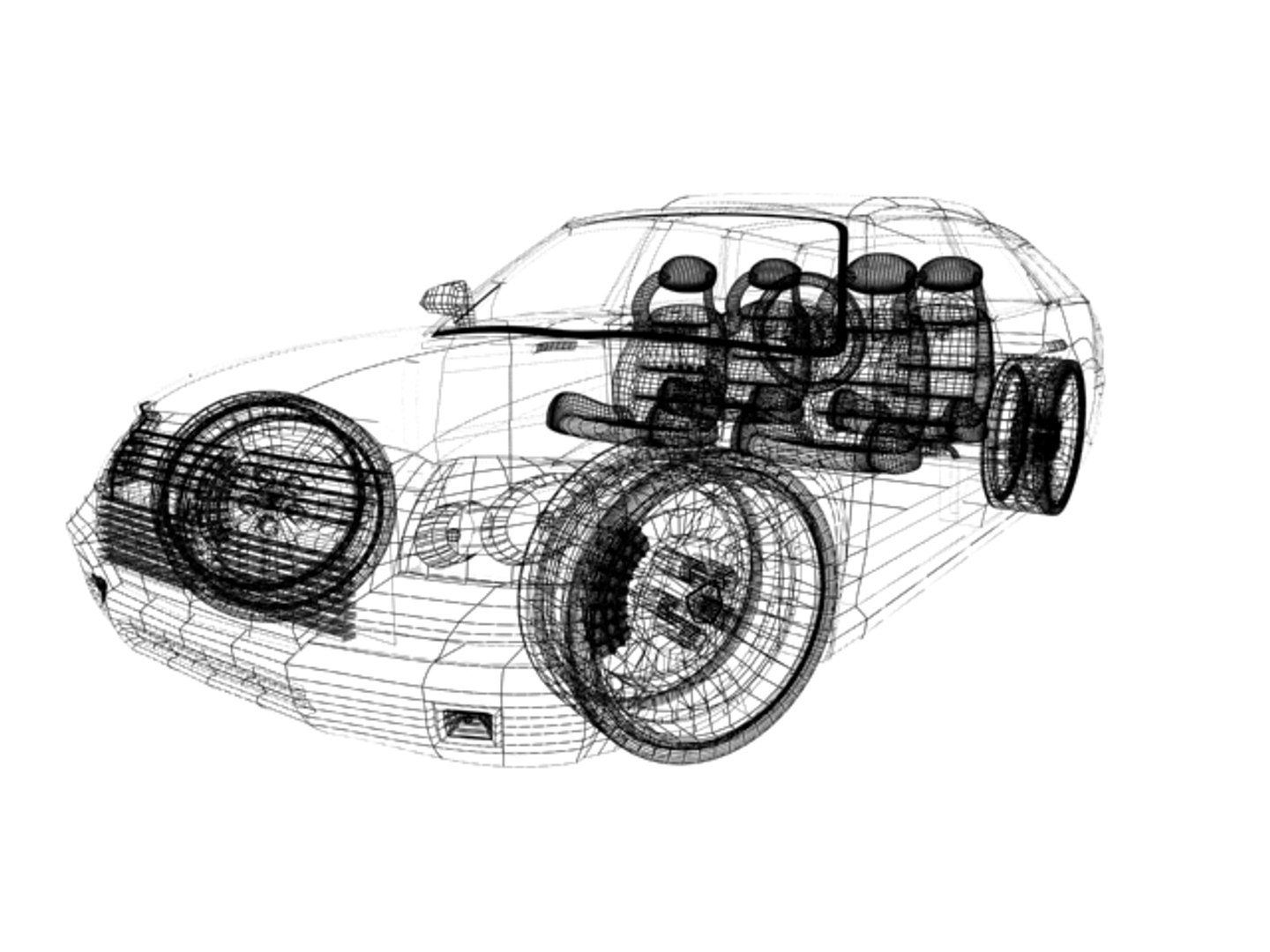 Dodge Magnum 3d Model