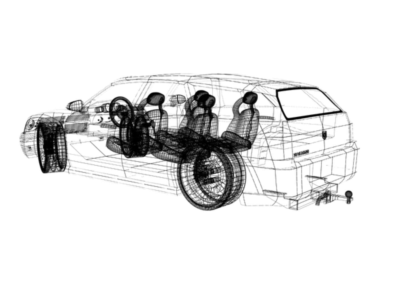 Dodge Magnum 3d Model