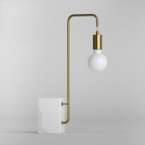 3D ro table lamp model