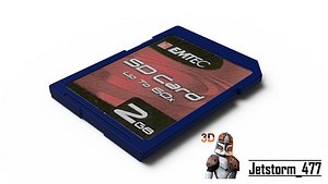 free sd card 3d model
