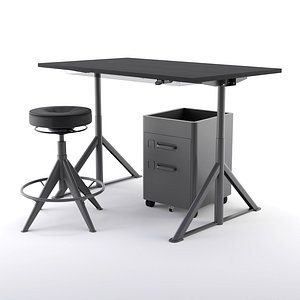 3D table chair