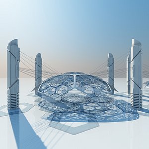 Futuristic Architectural Structure 15