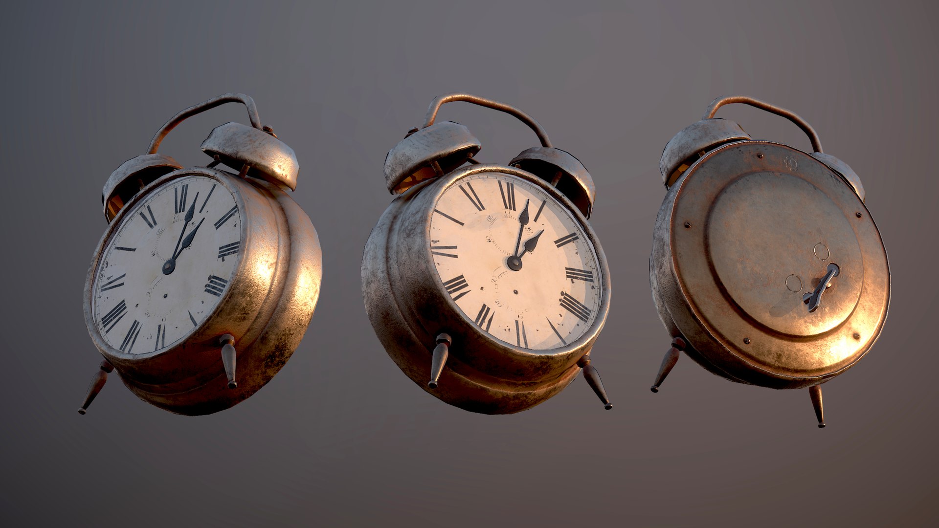 3D Old alarm clock https://p.turbosquid.com/ts-thumb/qk/1Pubid/zo/06/jpg/1649746504/1920x1080/fit_q87/56b03a77a43f57d083ad93bdecf2d871777275fe/06.jpg