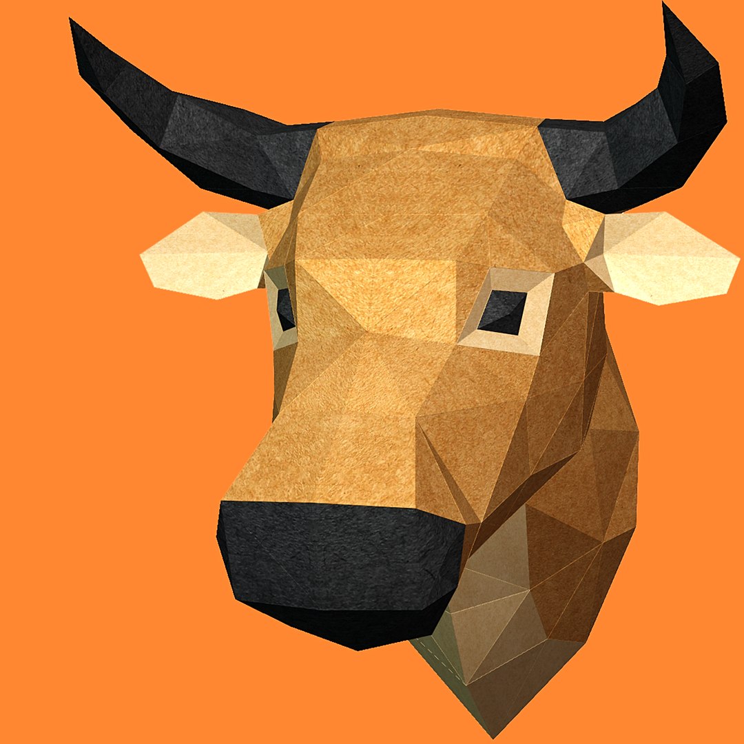 Cow Low Poly By Papercraft 3D Model - TurboSquid 1865551