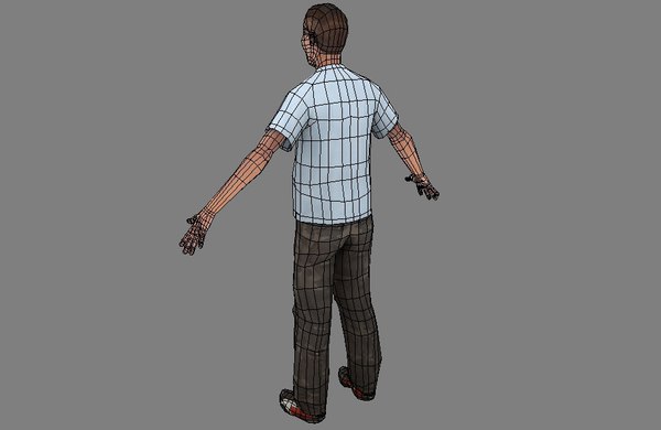 human male 3d model