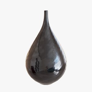 Glass Dark Vase 3D