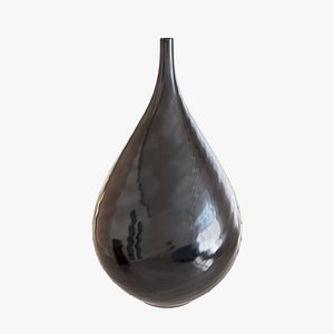 Glass Dark Vase