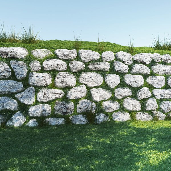 3d model stone stonewall