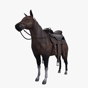 Cowboy Horse Rigged