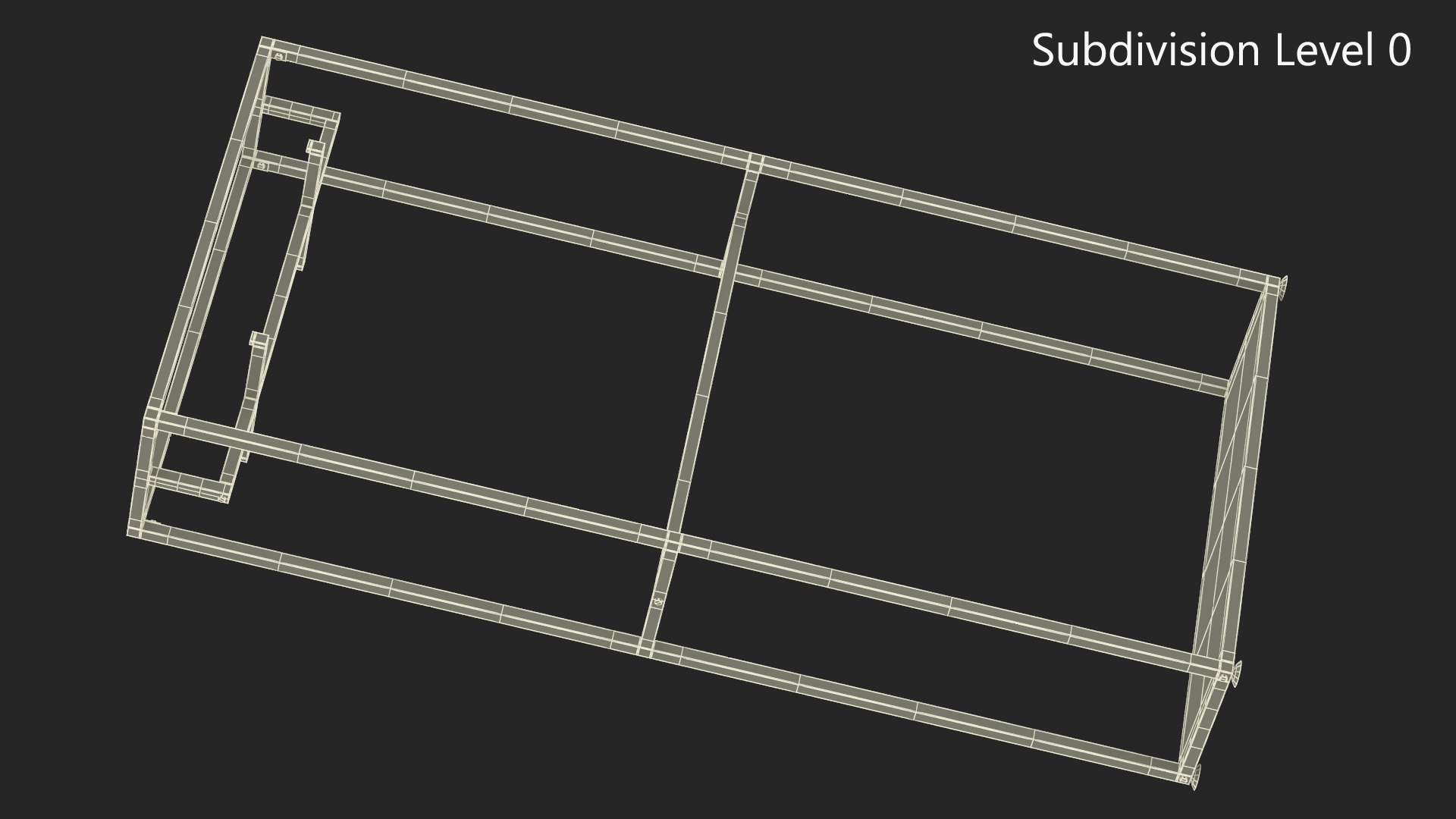 Double Coat Rack White 3D Model - TurboSquid 2247450