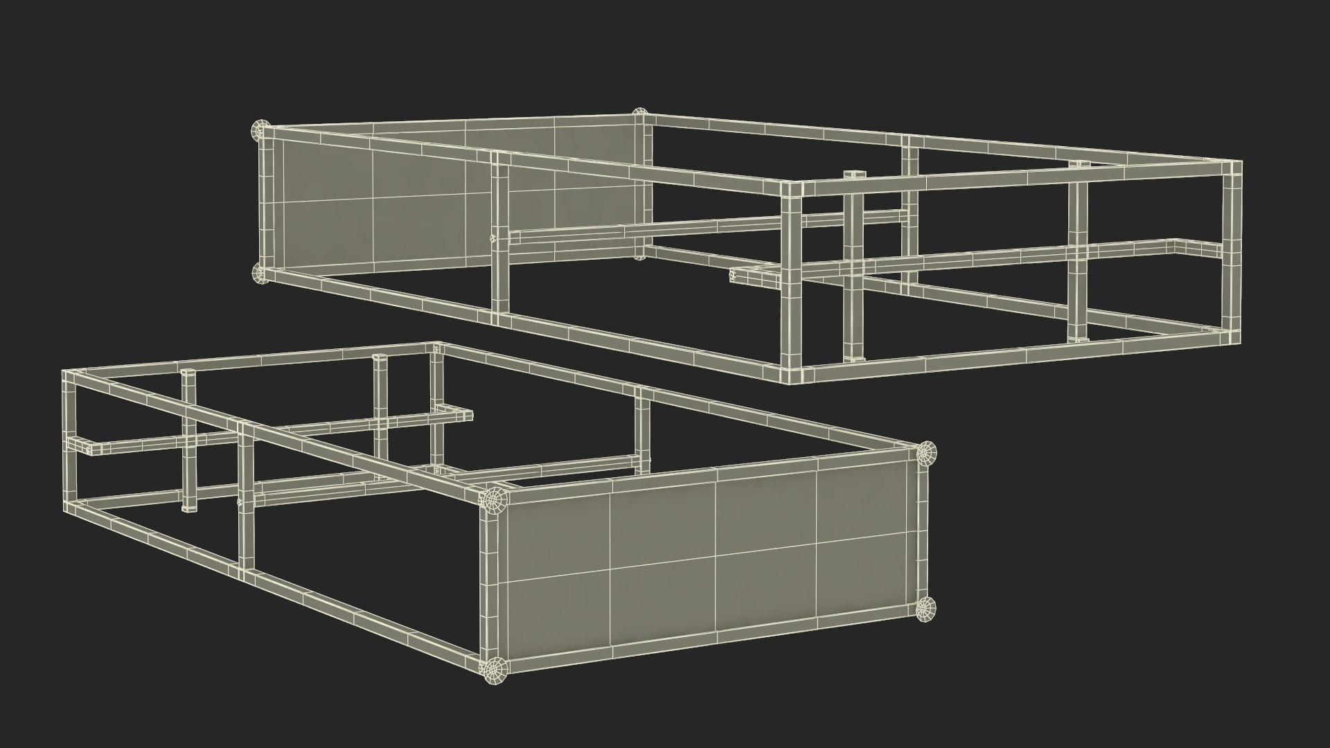 Double Coat Rack White 3D Model - TurboSquid 2247450