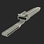 Military Knife Sheath 3D-Modell