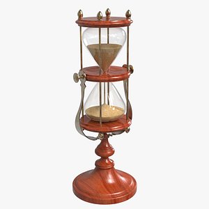 3D Antique Hourglass