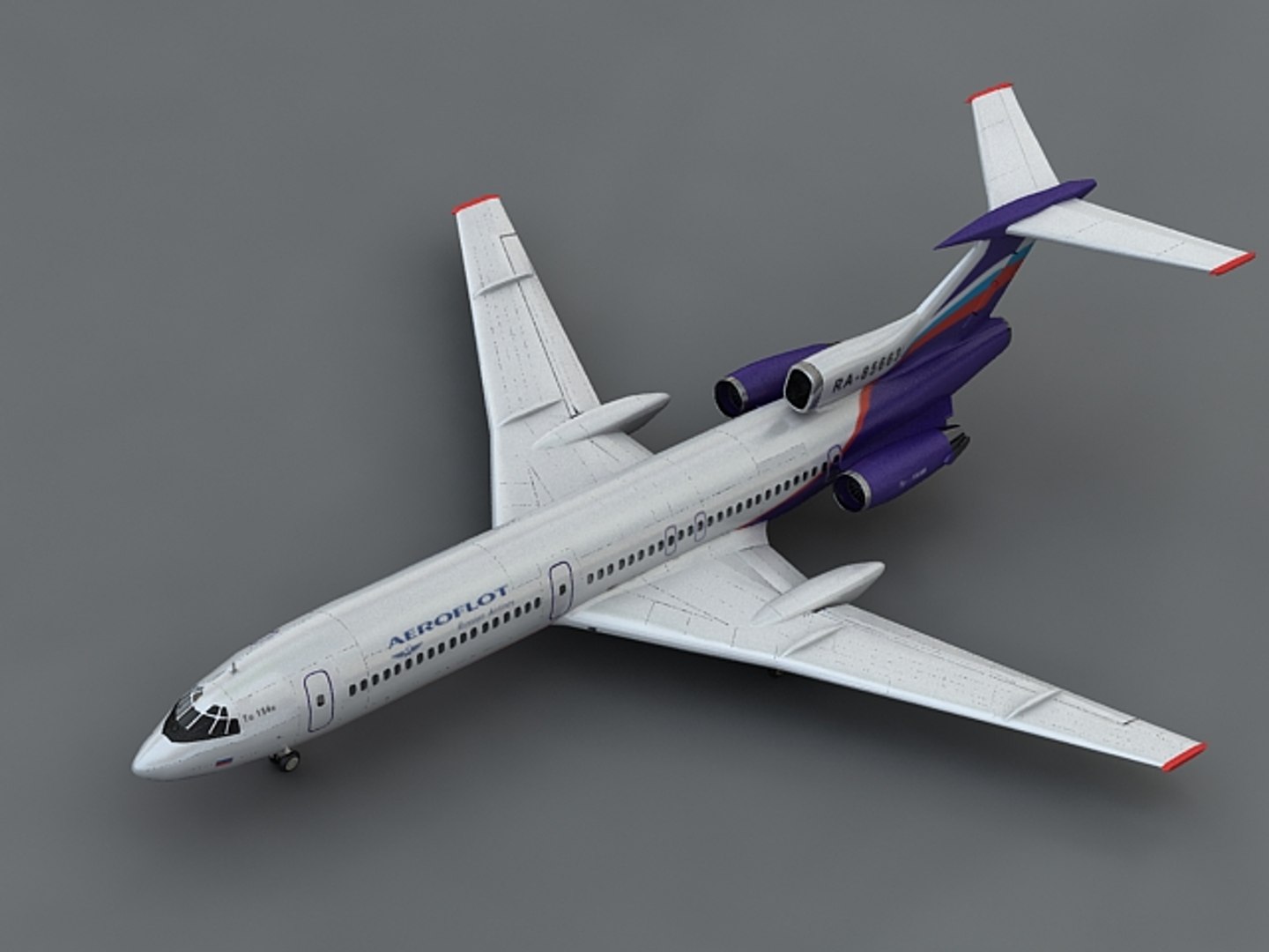 Tu 154 3d Model