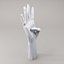 3D Hands Finger Counting  Low poly model