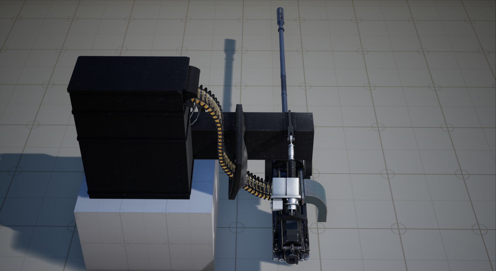 Autocannon For A Helicopter Model - TurboSquid 1894743