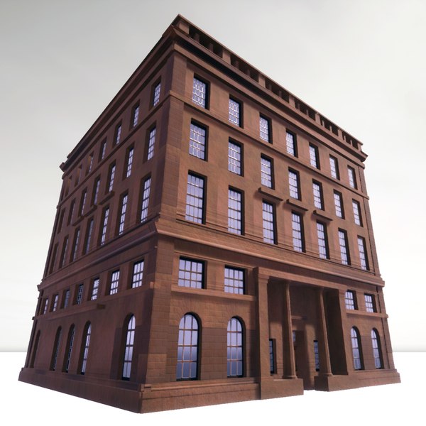 3D 3D Model of Building Low Poly - TurboSquid 1939951